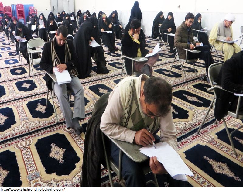 گزارش تصویری آزمون پایانی دوره کشوری «تربیت مربی نهج البلاغه » در کاشان