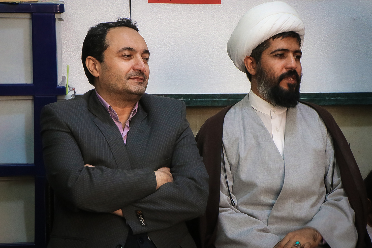 بازدید جناب اقای دکتر مرتضوی رئیس دانشکده قرآن و حدیث دانشگاه معارف قرآن و عترت اصفهان و انجمن علمی نهج البلاغه آن دانشگاه از موسسه امیرالمومنین علیه السلام